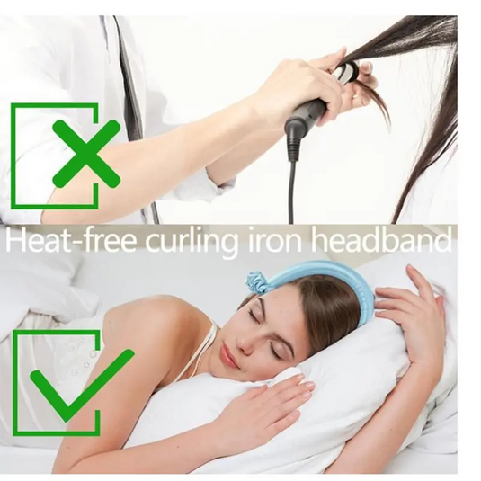 Heatless Curling Rod Headband No Heat Silk Curls Ribbon Hair Rollers Hair Curlers Hair Styling Tools