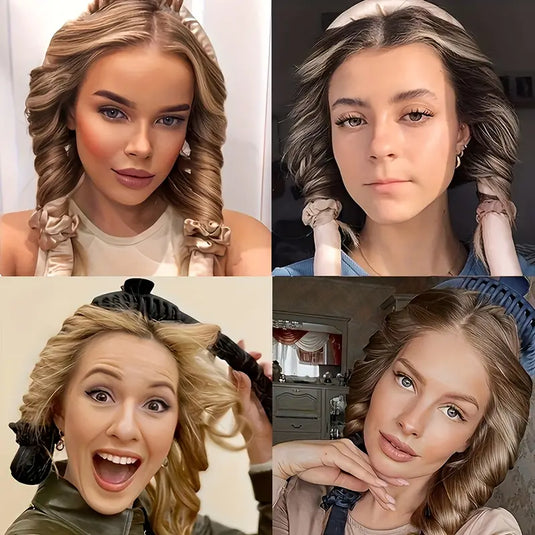 Heatless Curling Rod Headband No Heat Silk Curls Ribbon Hair Rollers Hair Curlers Hair Styling Tools