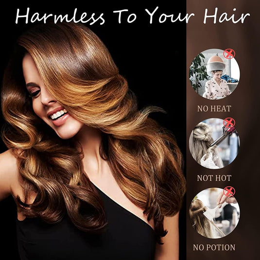 Heatless Curling Rod Headband No Heat Silk Curls Ribbon Hair Rollers Hair Curlers Hair Styling Tools