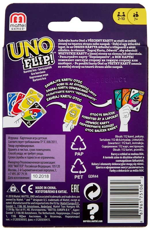 UNO Flip Card Game